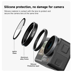For DJI OSMO Action 3 / 4  TELESIN ND CPL Filter Set Aluminium Alloy Frame Lens, CPL+ND8/16/32