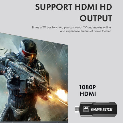 GD10 2.4G Wireless 4K HD TV Game Console PSP Game Box, Without Memory Card, 32G Built-in 15,000 Games, 64G Built-in 30,000 Games, 128G Built-in 40,000 Games