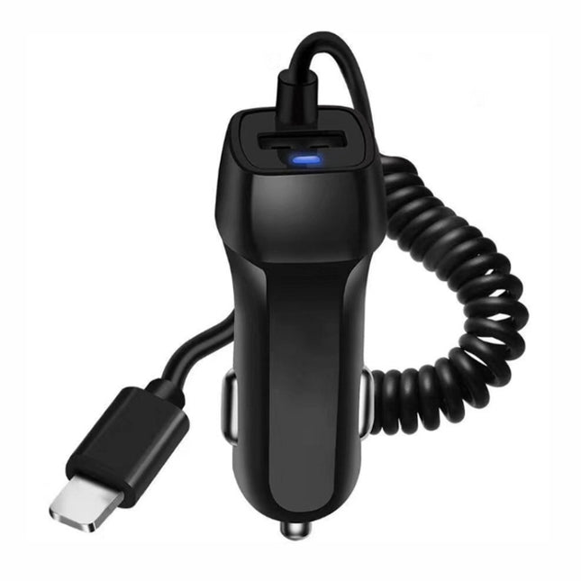 522AL Fast Charging With Cable Car Charging, Output Interface:, 8 Pin (Black), 8 Pin (White), Type-C/USB-C (Black), Type-C/USB-C (White), Micro USB (Black), Micro USB (White)