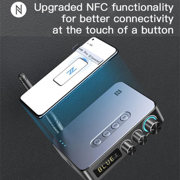 M9 Pro 5.1 Bluetooth Receiver Launcher FM Radio 4 In 1 NFC Audio Adapter, M9 Pro