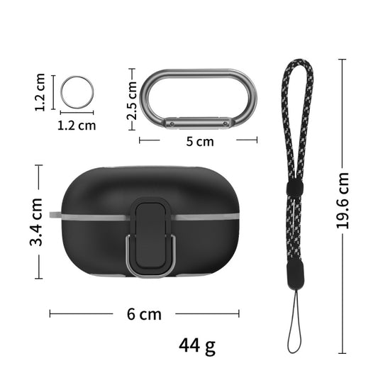 D10 For Samsung Galaxy Buds Live/Buds Pro/Buds 2 Shockproof Earphone Protective Cover Conjoined Switch