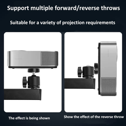 Wall-mounted Projector Bracket Foldable Telescopic Arm Wall Stand, Projector Bracket