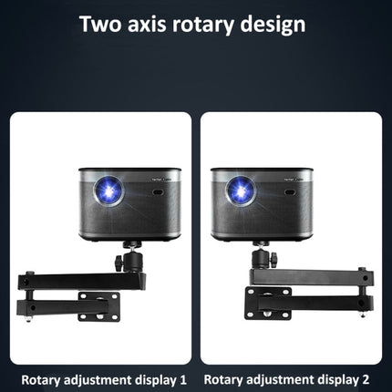 Wall-mounted Projector Bracket Foldable Telescopic Arm Wall Stand, Projector Bracket