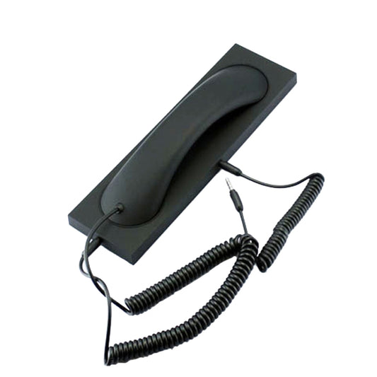 3.5mm Universal Office Mobile Phone Retro External Headset Mobile Phone Handset, 3.5mm Wired White, 3.5mm Wired Black