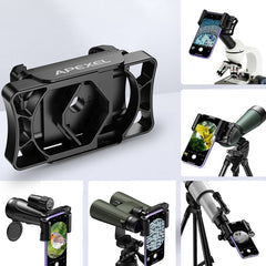 APEXEL APL-F002 Dual Monocular Bird Watching Camera Universal Eyepiece Connector Phone Accessories, APL-F002