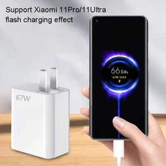 For Xiaomi / Redmi Phone 67W Charger Universal Phone Charging Head US Plug, Style:, Charger, Charger+1m Line