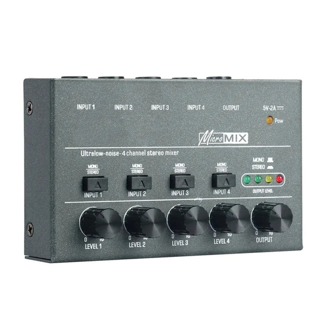 With Single Channel Stereo Switching Mini Signal Hybrid Small Audio, 4 Way mixer, 8 Way Mixer