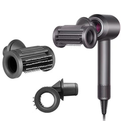 For Dyson Hair Dryer Nozzle Smooth Flyaway Attachment, Smooth Gray, Smooth Copper Nickel Color