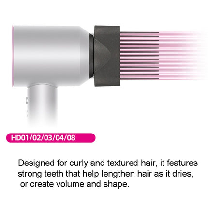 For Dyson Hair Dryer Wide Tooth Comb Smoothing Nozzle Hair Styler Tool, Wide Tooth Comb