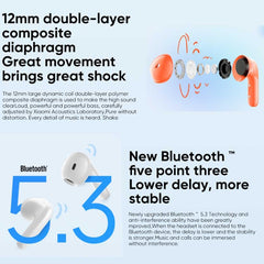 Original Xiaomi Redmi Buds 4 Lite TWS Bluetooth 5.3 Call Noise Reduction Earphone, Redmi Buds 4 Lite, Redmi Buds 4 Lite Black