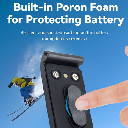 For GoPro Hero11 Black / HERO10 Black /9 Black TELESIN Weather-resistant Side Cover Easy Removable Charging Cover Port