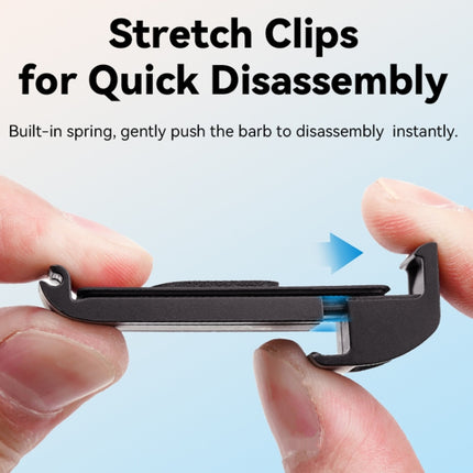 For GoPro Hero11 Black / HERO10 Black /9 Black TELESIN Weather-resistant Side Cover Easy Removable Charging Cover Port