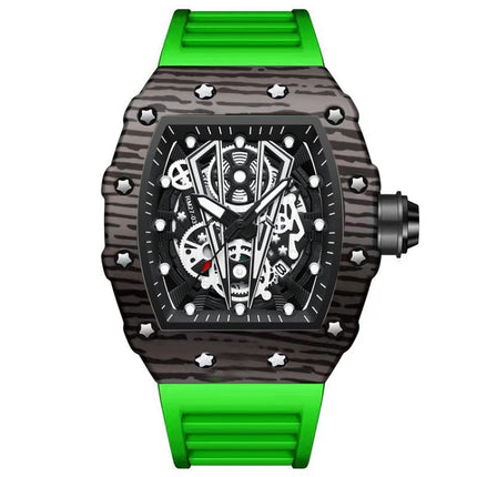 BINBOND B6577 Barrel Shape 30m Waterproof Sports Quartz Watch