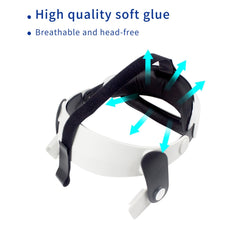 For Meta Quest 2 VR Glasses Adjustable Improve Comfort Elite Head Strap, Adjustable  Strap