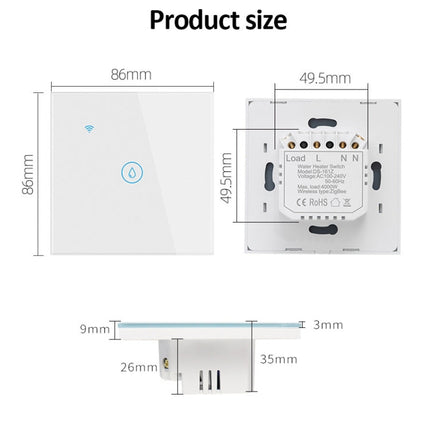 High Power Time Voice Control EU Plug, ZigBee 20A White, ZigBee 20A Black, WIFI 20A White, WIFI 20A Black