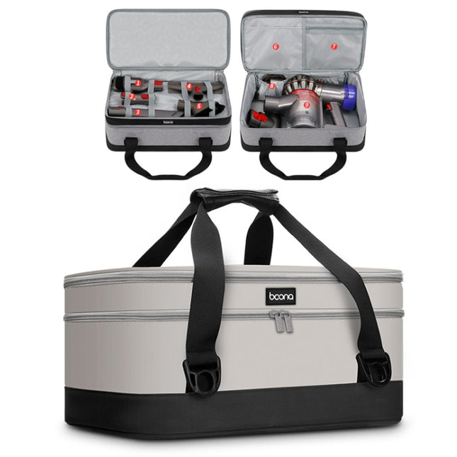 Baona For Dyson Mite Removal Instrument Multifunctional Vacuum Cleaner Storage Bag, Fabric:, Oxford Cloth, Leather