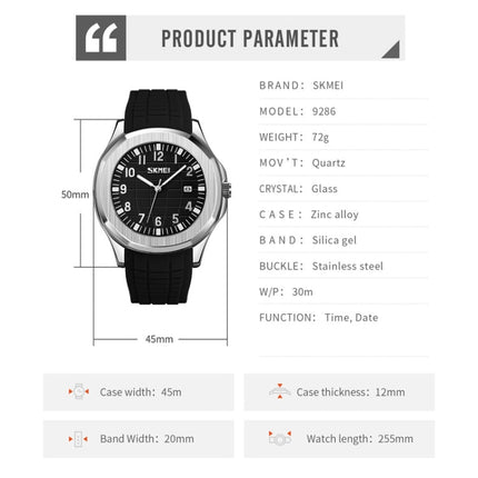 SKMEI 9286 Outdoor Sports Multifunctional Men Waterproof Quartz Watch