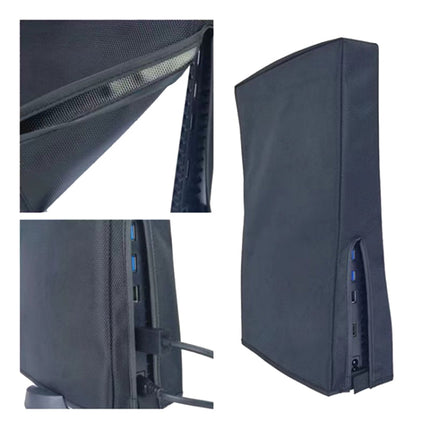 PS5-1 for Snoy PS5 Game Console Waterproof and Dustproof Protective Cover, (Vertical Black), (Vertical Gray), (Horizontal Black), (Horizontal Gray)