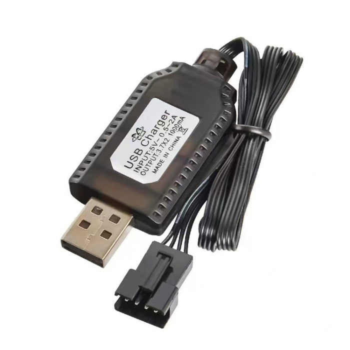 7.4V 18650 Lithium Battery USB Charging Cable(SM-4P)