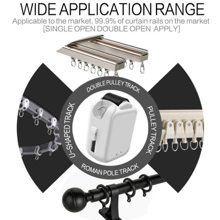 X101 Smart Home Automatic Curtain Machine With RC, Style:, Track Model Single Host, Track Model Double Host, Track Model Single Host+Gateway, Track Model Double Host+Gateway, Roman Pole Model Single Host, Roman Pole Model Double Host�������������������...