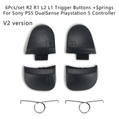 For PS5 Controller New V2 Version 2sets R2 L2 L1 L2 Buttons Spring DualSense Gamepad Button Set