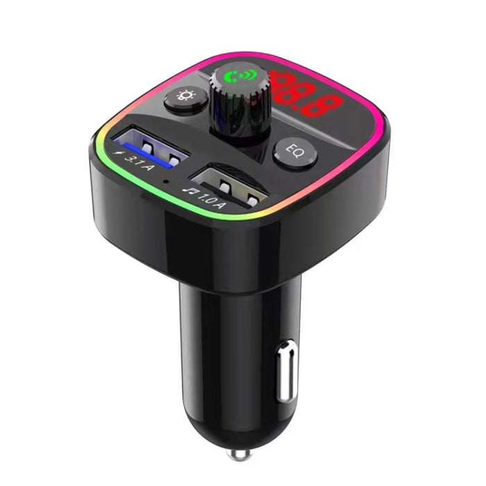 3.1A USB+PD Bluetooth Car Charger Car FM Transmitter Colorful Lighting, R2, Q3, Q5, Q7