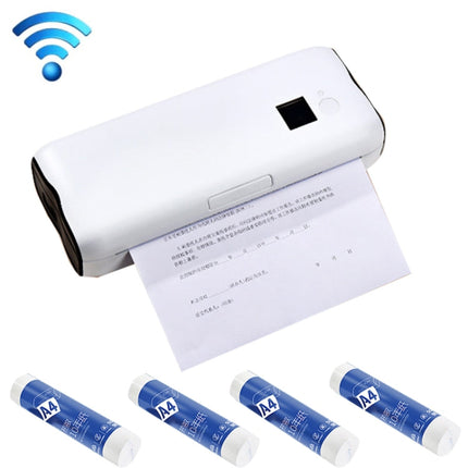 Home Small Phone Office Wireless Wrong Question Paper Student Portable Thermal Printer, Style:, Bluetooth Edition+50pcs A4 Paper, Bluetooth Edition+100pcs A4 Paper, Bluetooth Edition+200pcs A4 Paper, Bluetooth Edition+500pcs A4 Paper�������������������...