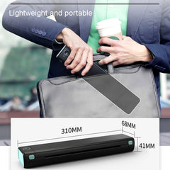 M08F Bluetooth Wireless Handheld Portable Thermal Printer, Black Green A4 Version, Black A4 Version, White A4 Version, White Orange A4 Version, Green A4 Version, Pink A4 Version, Gray A4 Version, Silver A4 Version, Black Green Letter Version