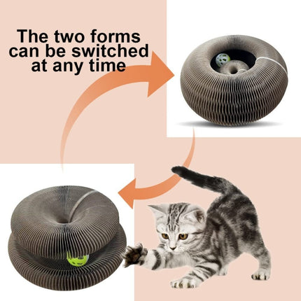 LM1012 Organ Cat Scratching Board Cat Toys With Bell, Organ Shape