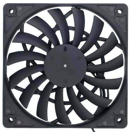 FANNE RIce Soul F12012 Desktop Chassis Ultra-thin 4pin Cooling Fan Intelligent PWM Speed Regulation, F12012