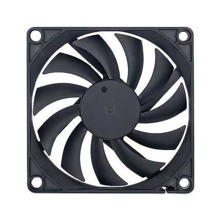 FANNER Ice Soul F8010 Ultra Thin Chassis Fan 4pin PWM Intelligent Speed Adjustment Quiet Cooling Heat Dissipation, F8010