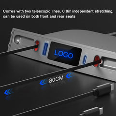 For Tesla Model 3 / Y 27W Quick Interior Charger Intelligent USB-C/Type-C Docking Station HUB