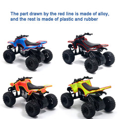 1:36 Simulated Beach Four-wheel Off-road Motorcycle Model Children Toy Car, Motorcycle Black, Motorcycle Green, Motorcycle Blue, Motorcycle Red
