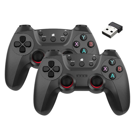 KM-029   2.4G One for Two Doubles Wireless Controller Support PC / Linux / Android / TVbox, KM-029 (Mint Green), KM-029 (Cangling Green), KM-029 (Vitality Orange), KM-029 (Rose Pink), KM-029 (Lemon Yellow), KM-029 (Mountain Blue), KM-029 (Battle Gray) ...