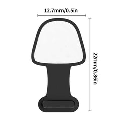 10pcs Mobile Phone Charging Port Silicone Anti-Dust Plug Back-adhesive Loss-proof Cover