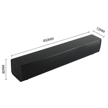 BT809S Desktop Long Gaming Bluetooth Speaker Computer USB Plug-in Intelligent Ambient Light Audio