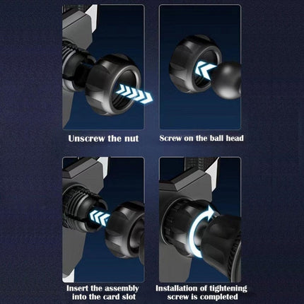 Gravity Navigation Car Air Outlet Triangular Mobile Phone Holder