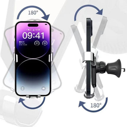 Gravity Navigation Car Air Outlet Triangular Mobile Phone Holder