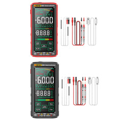 ANENG 683 Smart Touch Screen Automatic Range Rechargeable Multimeter, 683 Black, 683 Red