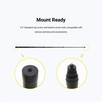 Carbon Fiber Extended Monopod Invisible Selfie Stick For Insta360  / DJI Action / GoPro / Xiao Yi Sports Camera