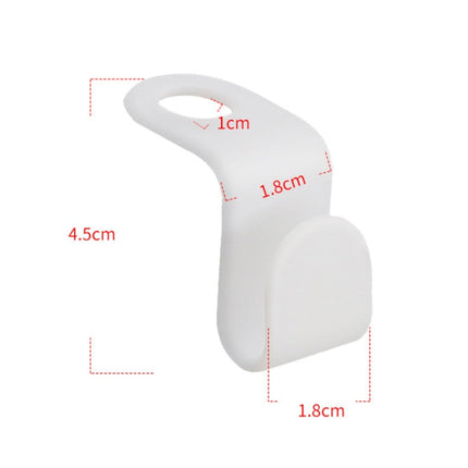 50pcs Hanger Connecting Hooks Household Superimposed Hooks