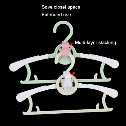 50pcs Hanger Connecting Hooks Household Superimposed Hooks