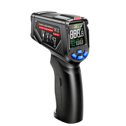 ANENG TH06 Oil Temperature High Precision Thermometer Laser Baking Infrared Water Thermometer, TH06 Orange, TH06 Black