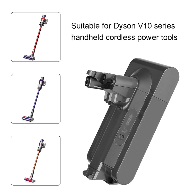 For Dyson V10 Series 25.2V Handheld Vacuum Cleaner Accessories Replacement Battery