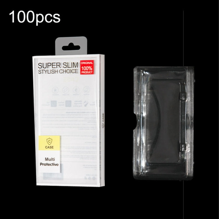 100pcs For 6.1-6.7 inch Mobile Phone Case Packaging Universal Digital Packaging Box, With Inner Pallet Suction, Without Inner Pallet Suction