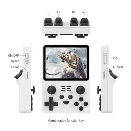 POWKIDDY RGB20S  3.5-Inch IPS Screen Retro Open Source Handheld Game Console, 16GB+64GB, 16GB+256GB