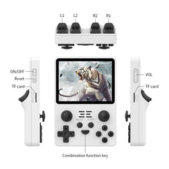 POWKIDDY RGB20S  3.5-Inch IPS Screen Retro Open Source Handheld Game Console, 16GB+64GB 15,000 Games, 16GB+256GB  30,000 Games