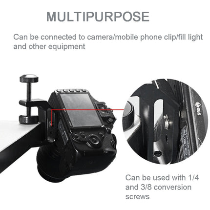 BEXIN WN-38 Universal C-Clamp With 1/4-Inch & 3/8-Inch Hole For Tables Desk Mount