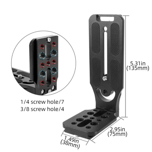 BEXIN  L130-50C Camera Quick Release Plate L-shaped Vertical Board, L130-50C