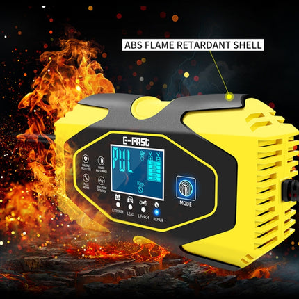 E-FAST Car Battery Charging LED Current Voltage Power Display Charger, EU Plug, US Plug, UK Plug, AU Plug, JPN Plug